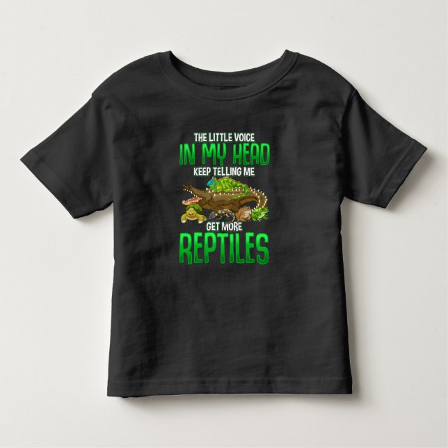 Camiseta De Bebé Amante del reptil Regala a la rana de serpiente y  (Anverso)