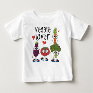 Camiseta De Bebé Amante del Veggie