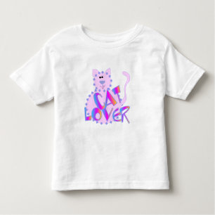Camiseta De Bebé Amante rosado del gato