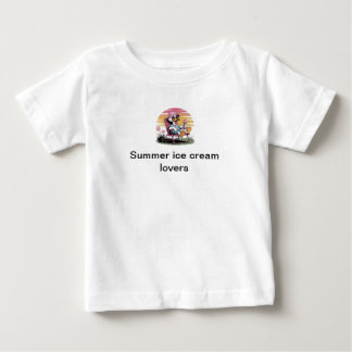 Camiseta De Bebé Amantes de helados de verano