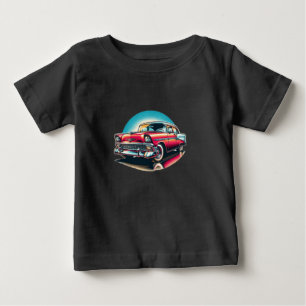 Camiseta De Bebé amantes de los autos antiguos de los estados unido