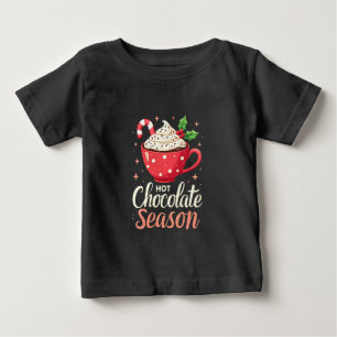 Camiseta De Bebé Amantes de los Navidades de la temporada de chocol