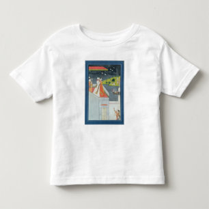 Camiseta De Bebé Amantes en una terraza, c.1780-1800