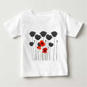 Camiseta De Bebé amapola
