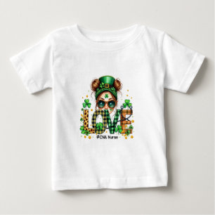 Camiseta De Bebé Amar a la enfermera de la CNA HealthCare St Patric