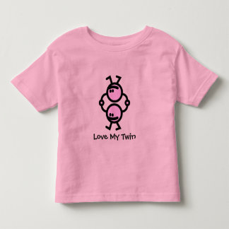 Camiseta De Bebé Amar a mi gemelo