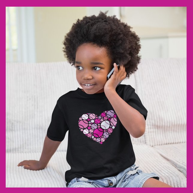 Camiseta De Bebé Amar a todos - lindo tenista corazón pequeño (Subido por el creador)