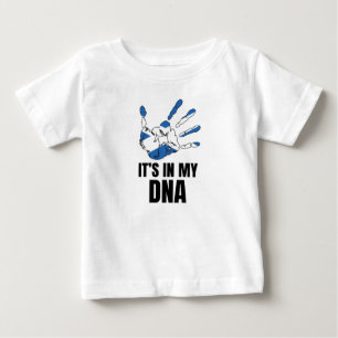 Camiseta De Bebé Amar el orgullo escocés en mi familia de ADN escoc