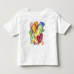 Camiseta De Bebé Amar los corazones curativos Personalizados Camise