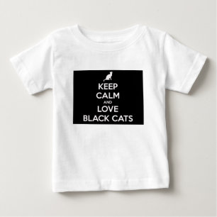 Camiseta De Bebé Amar los gatos negros