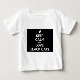 Camiseta De Bebé Amar los gatos negros