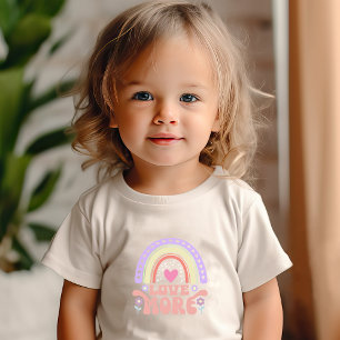 Camiseta De Bebé Amar más arco iris