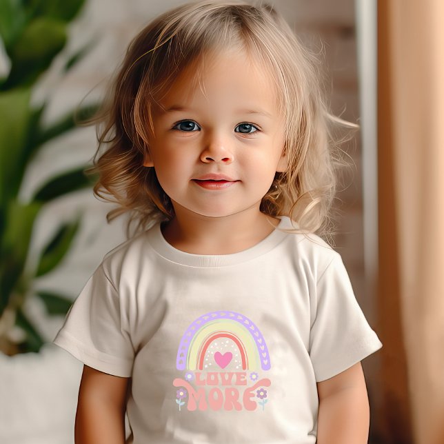 Camiseta De Bebé Amar más arco iris (Subido por el creador)