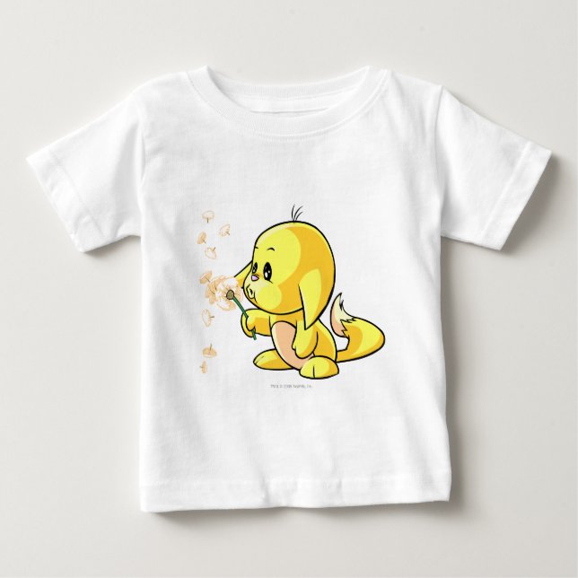 Camiseta De Bebé Amarillo de Kacheek (Anverso)