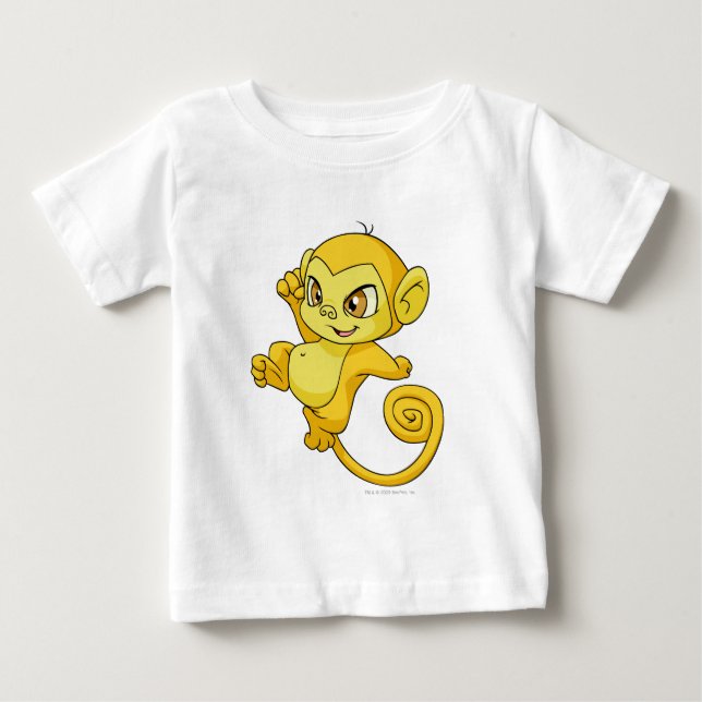 Camiseta De Bebé Amarillo de Mynci (Anverso)