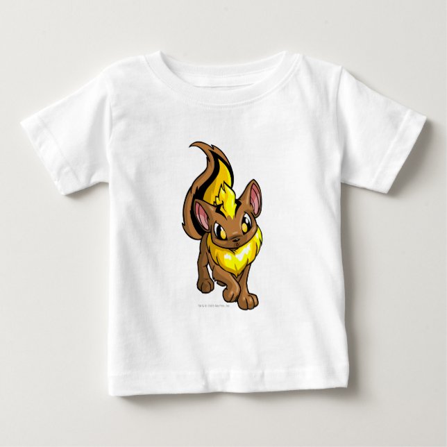 Camiseta De Bebé Amarillo de Xweetok (Anverso)