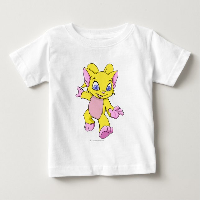 Camiseta De Bebé Amarillo raso (Anverso)