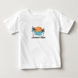 Camiseta De Bebé ambiente de verano
