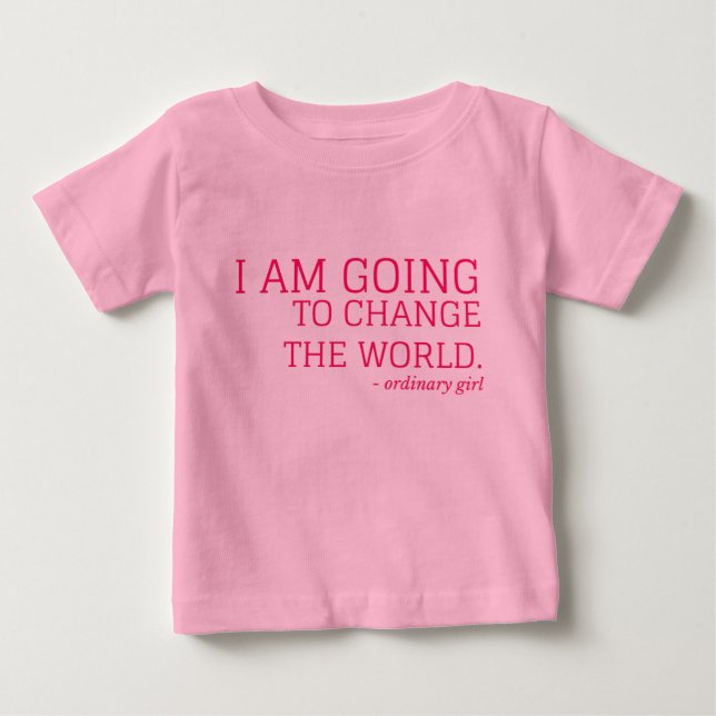 Camiseta De Bebé Ambitious Kid (Anverso)