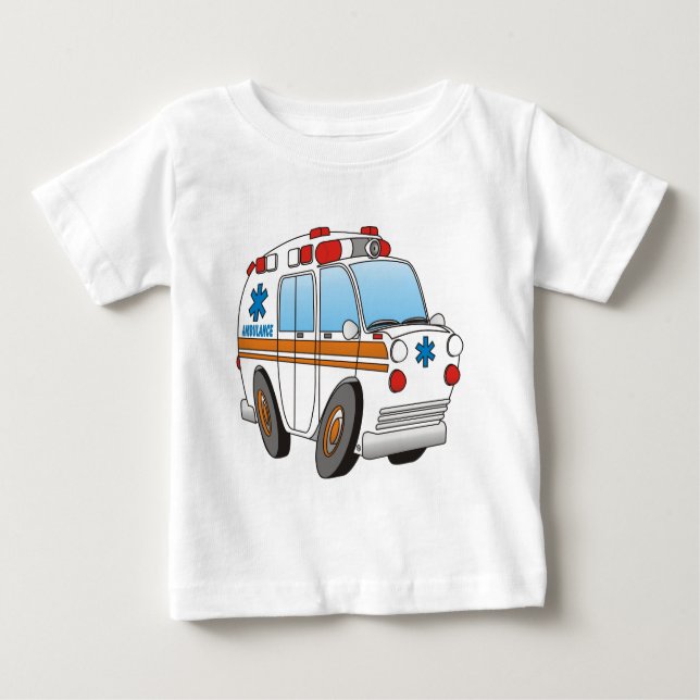 Camiseta De Bebé Ambulancia (Anverso)