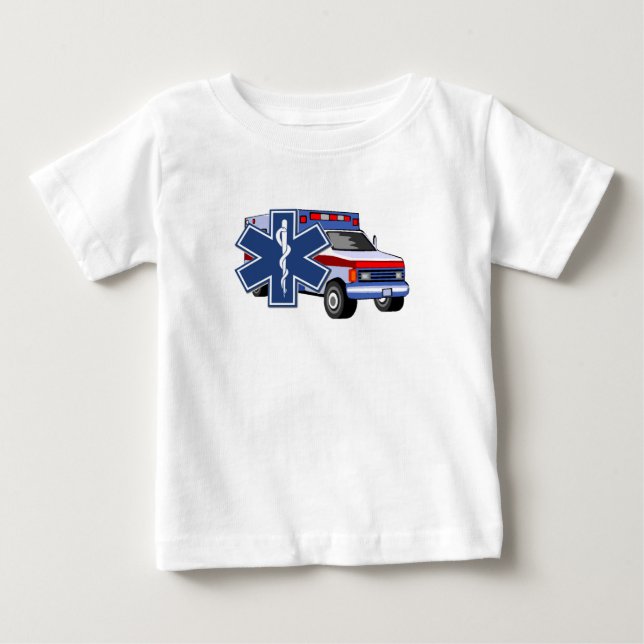 Camiseta De Bebé Ambulancia del ccsme (Anverso)