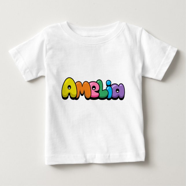 Camiseta De Bebé Amelia (Anverso)