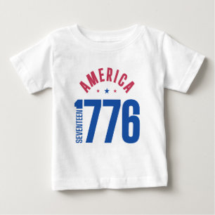 Camiseta De Bebé AMÉRICA 1776 año de libertad