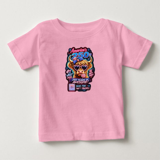 Camiseta De Bebé América 250 (Anverso)