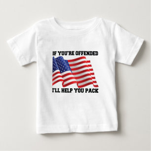 Camiseta De Bebé American patriot