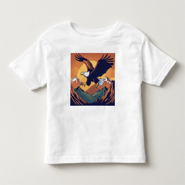 Camiseta De Bebé American Sky King (Anverso)