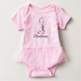 Camiseta De Bebé Americana Bodysuit Tutu II