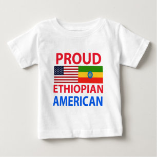 Camiseta De Bebé Americano etíope orgulloso