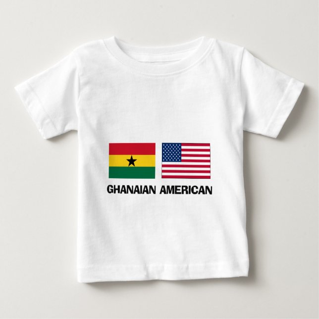 Camiseta De Bebé Americano ghanés (Anverso)