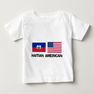 Camiseta De Bebé Americano haitiano
