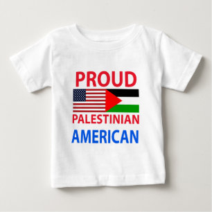 Camiseta De Bebé Americano palestino orgulloso