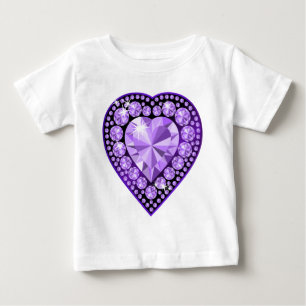 Camiseta De Bebé Amethyst Gem