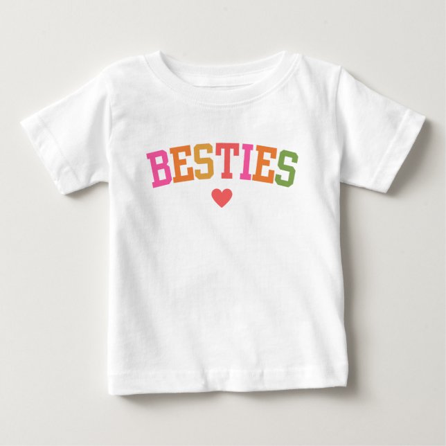 Camiseta De Bebé amigas (Anverso)