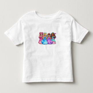 Camiseta De Bebé Amigas de la princesa linda – Grupo de princesas d