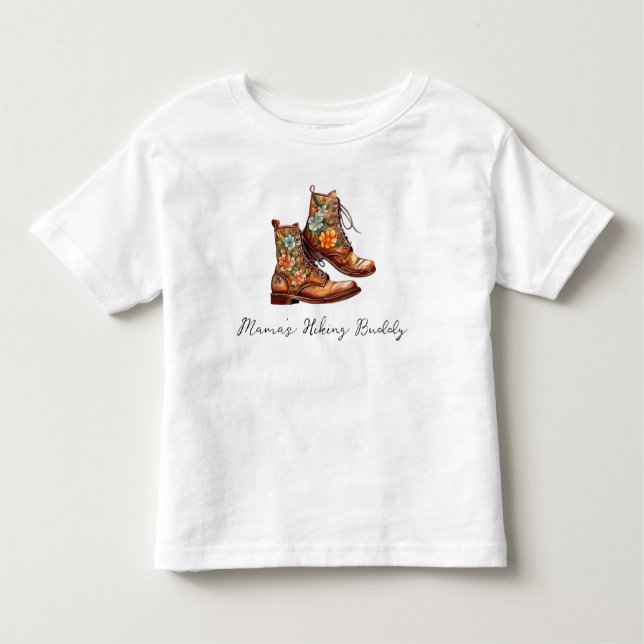 Camiseta De Bebé Amigas de Senderismo de Mamá Niñas (Anverso)
