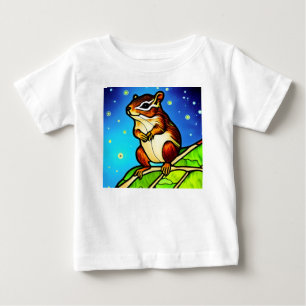 Camiseta De Bebé Amigo de Chipmunk, malhumorado y juguetón