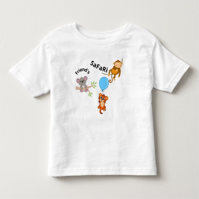 Camiseta De Bebé Amigo de Safari (Anverso)