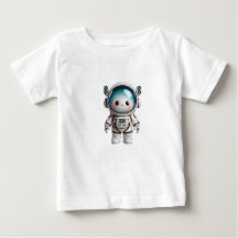 Amigo espacial adorable en el futurista