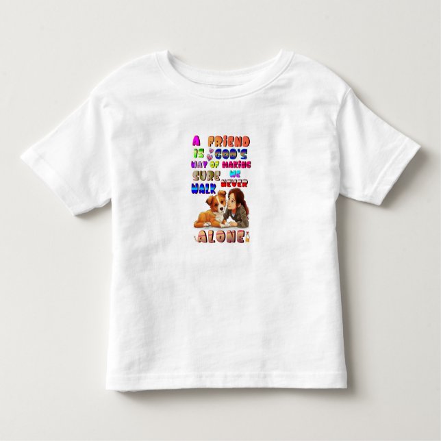 Camiseta De Bebé Amigo Gods Manera De Asegurarnos De Que Nunca Cami (Anverso)