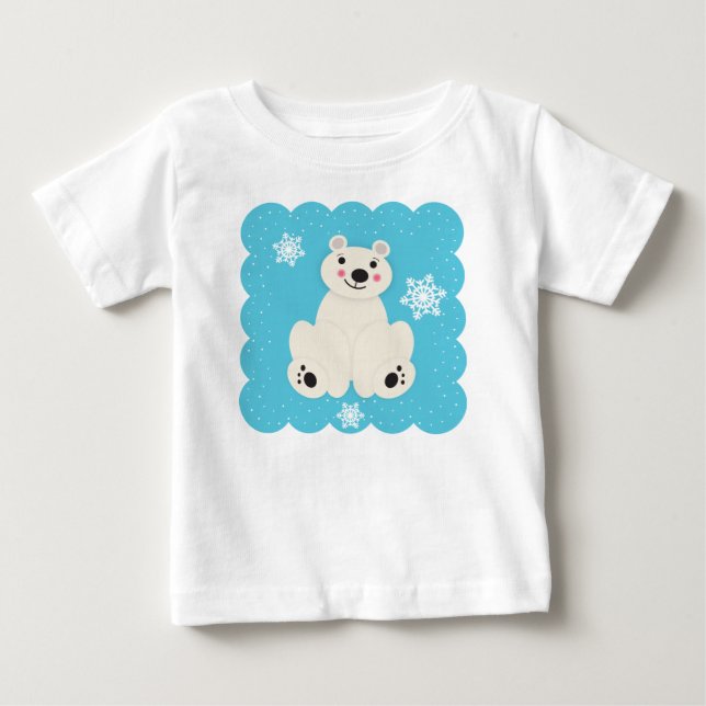Camiseta De Bebé Amigo Polar (Anverso)