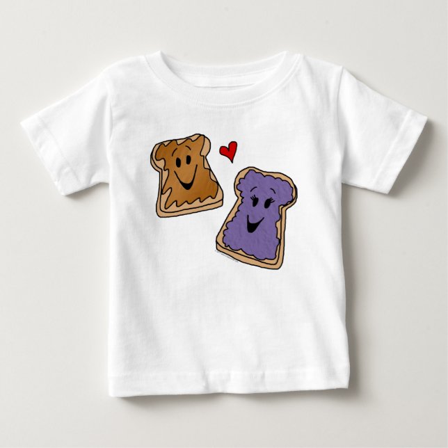 Camiseta De Bebé Amigos alegres del dibujo animado de la (Anverso)