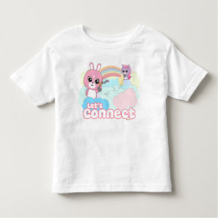 Camiseta De Bebé Amigos amables de los animales - Conectémonos