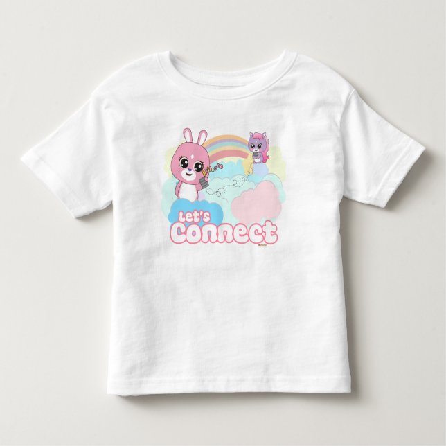 Camiseta De Bebé Amigos amables de los animales - Conectémonos (Anverso)