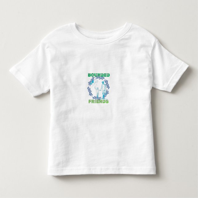 Camiseta De Bebé Amigos amañados caminando juntos (Anverso)