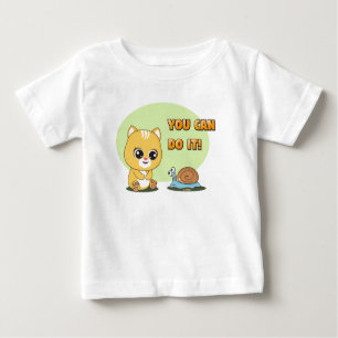 Camiseta De Bebé Amigos animales de Frienz - ¡Puedes hacerlo!