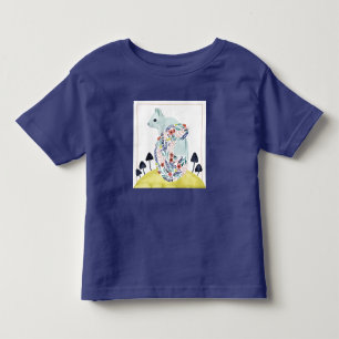 Camiseta De Bebé Amigos de Clementine   ardilla de arte popular